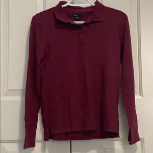Red long sleeve shirt